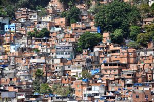 fotografia da Rocinha, localizada na Zona Sul do Rio de Janeiro